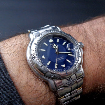 Tag Heuer Professional with Ref WH1115.K1 Serie 6000 - in stainless steel - Quartz movement