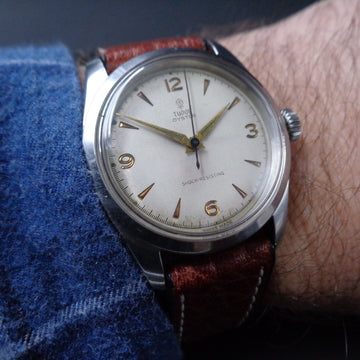 Tudor Oyster 7904 in stainless steel with caliber 1182 from the 1950’s