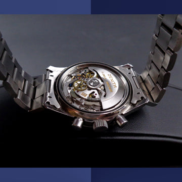 Zenith El Primero De Luca chronograph with caliber 400 and reverse panda dial