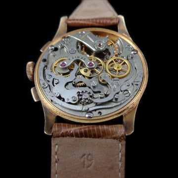 Zenith 18K yellow gold chronograph with caliber 146D