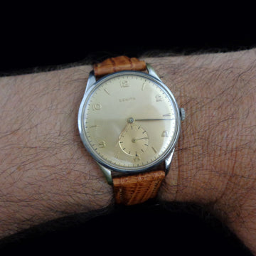 Zenith jumbo in stainless steel with caliber 126