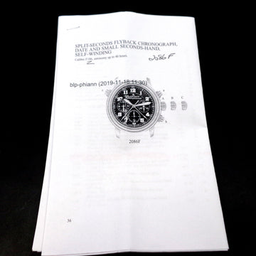 Blancpain Leman Flyback chronograph Split Second with ref 2086 in stainless steel – Serviced