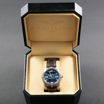 Breitling Aerospace ref F65362 in titanium with blue dial – Full Set