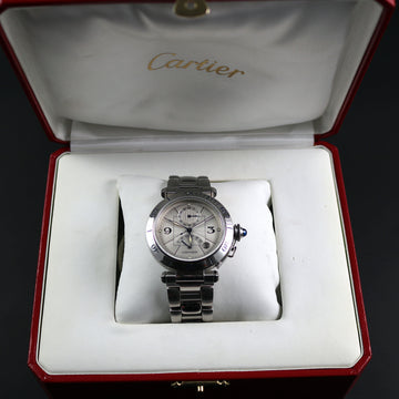 Cartier Pasha GMT Power Reserve with ref 2388 - Full Set - Serviced