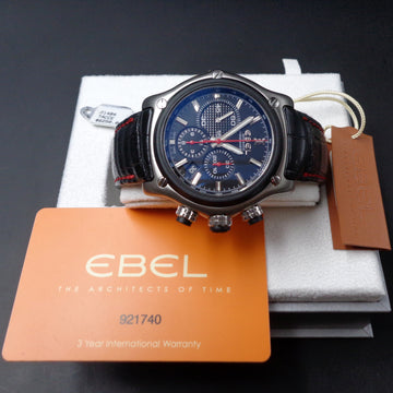 Ebel 1911 BTR Chronograph in stainless steel with caliber 137 - Full Set - Brand New