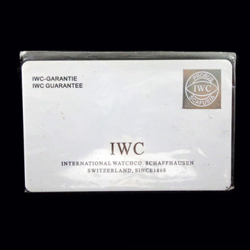 IWC – International Watch Co. – Portuguese chronograph -Reference 371404 – SS – Full set