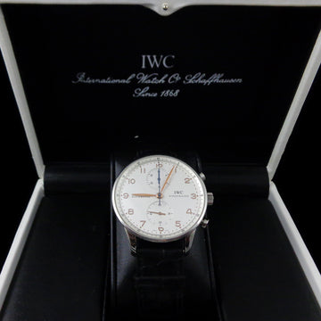 IWC – International Watch Co. – Portuguese chronograph -Reference 371445 – SS – Serviced