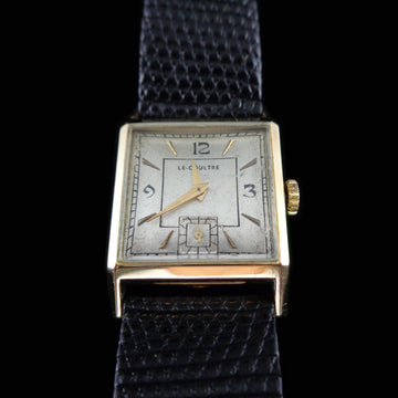 LeCoultre square in 14K solid yellow gold with movement 9 RO