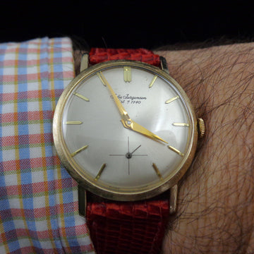 Jules Jurgensen dressy vintage watch with manual wind movement - Serviced