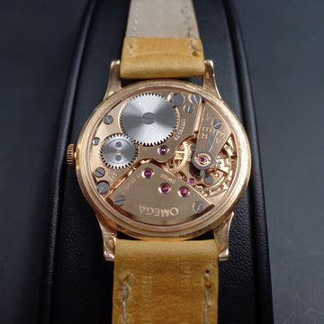 Omega with reference 14707 in 18K rose gold from 1959 with caliber 267