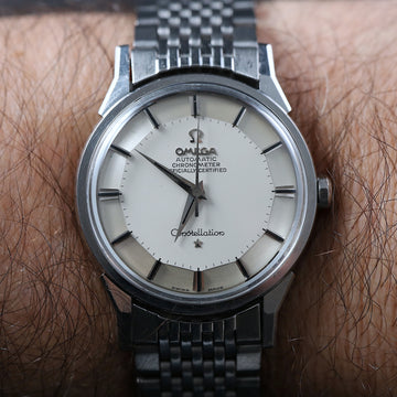 Omega Constellation Pie Pan aut chronometer in SS with Cal. 551 from 1962