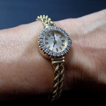 Rolex with Ref 8418 in 14K yellow gold with caliber 1400 from 1957