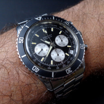 Zenith El Primero De Luca chronograph with caliber 400 and reverse panda dial