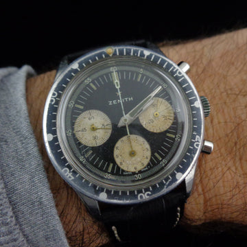 Zenith Heritage A277 with movement HP146 diving watch in stainless steel