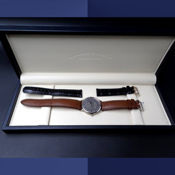 A Lange & Sohne - Saxonia with ref 216.027 in white gold with caliber L941.1 - FULL SET