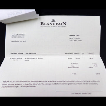 Blancpain Leman Flyback chronograph Split Second with ref 2086 in stainless steel – Serviced
