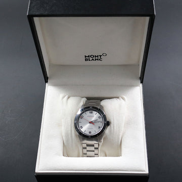 Montblanc Timewalker 116057 automatic in stainless steel and Ceramic – Full Set