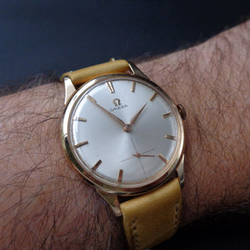 Omega with reference 14707 in 18K rose gold from 1959 with caliber 267