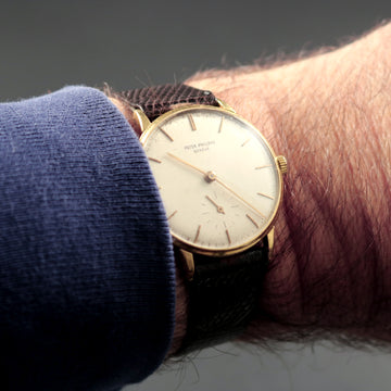 Patek Philippe 3410 in 18K yellow gold with caliber 27AM 400