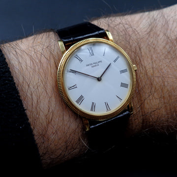 Patek Philippe Calatrava 3520D in 18K yellow gold with caliber 177