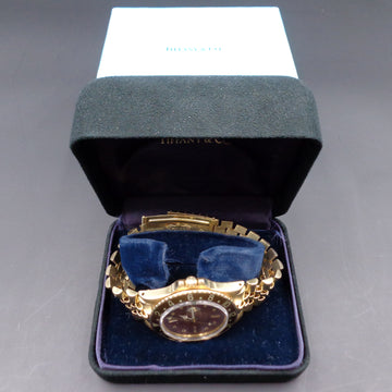 Rolex Oyster Perpetual 1675 GMT Master with brown Tiffany dial in 18K yellow gold