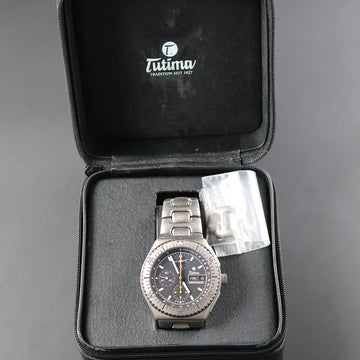 Tutima Military Chronograph in titanium with Lemania 5100