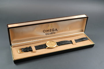 Omega De Ville in 18K yellow gold with quartz movement from 1991